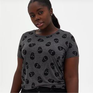 torrid super soft skull top plus size 3x women